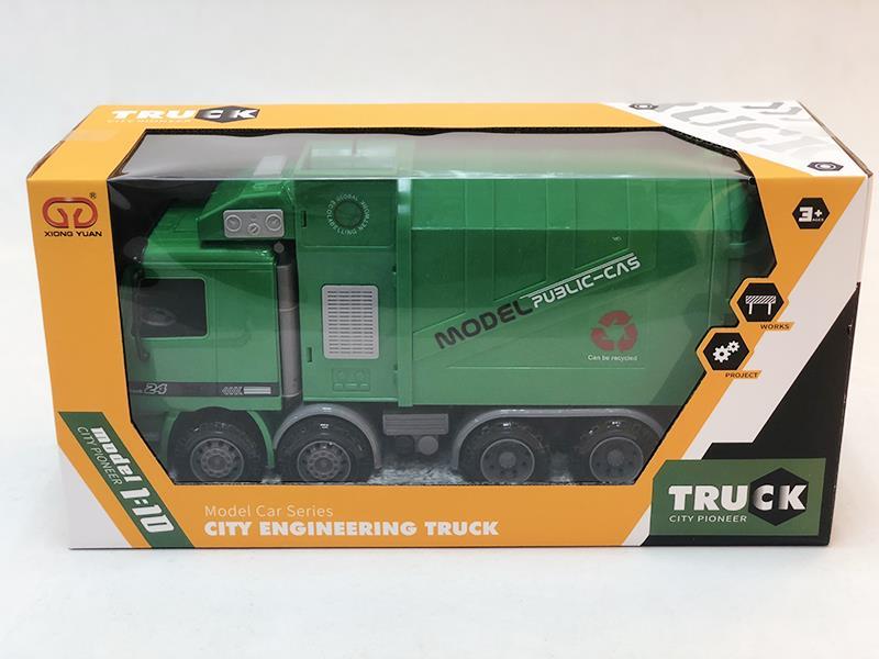 Friction Rubbish Car