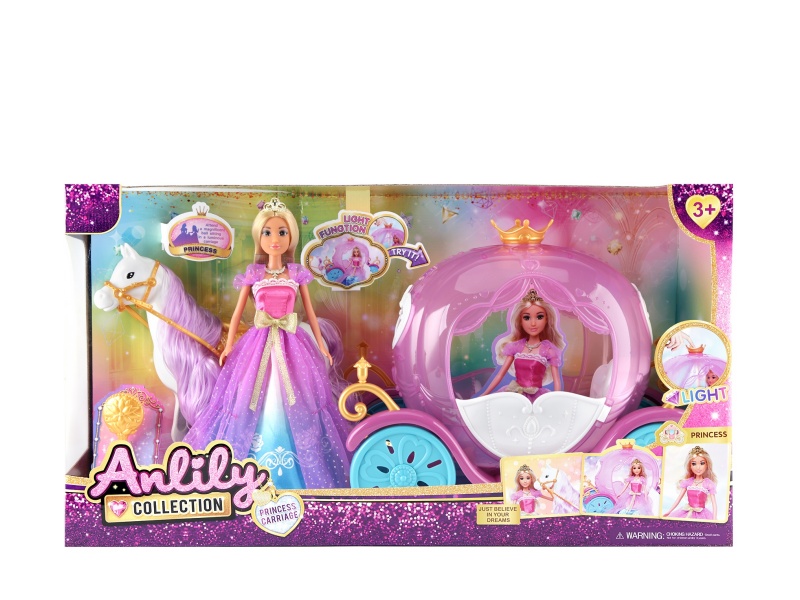 Anlili 11.5-Inch Real-Life Doll Light Carriage Pack Battery 3 Ag13(Brown Skin)