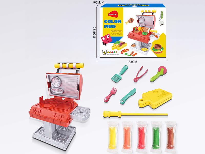 Color Clay Barbecue Machine Toy