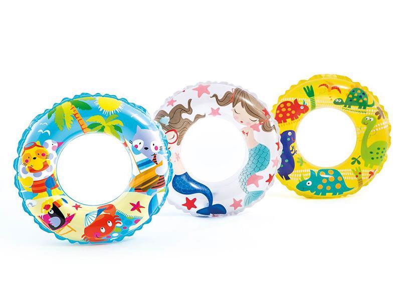 TRANSPARENT SWIM RINGS