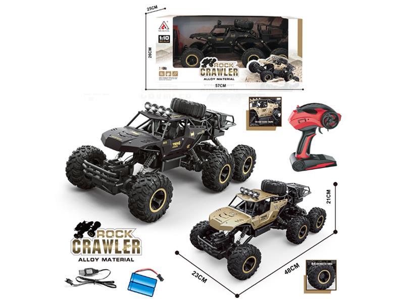 2.4G 1:10 R/C Alloy Six Wheeled Climbing Vehicle