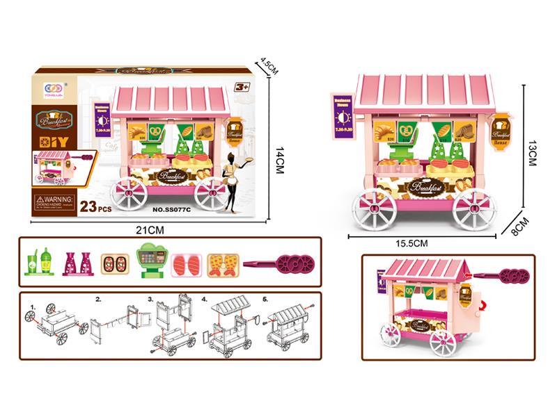 Disassembly And Assembly Of Toys In Breakfast Shop