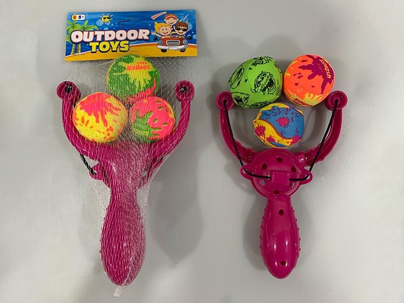 Slingshot + 3 Water Cloth  Balls