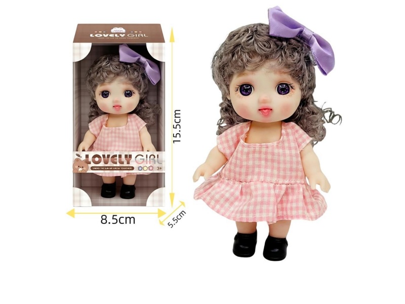 6-Inch 16Cm All-Rubber Eco-Friendly 3D Real Eyeball Cute Kid Peach-Flavored Meatballs