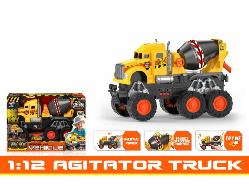 1:126 *6 Engineering Mixer Truck [Sound, Light And Music]