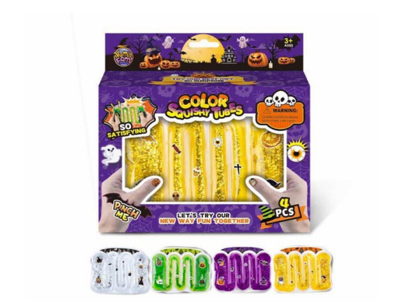 Pinch Snake Water Strip Bag Small (Glitter) Halloween Window Box 4 Pieces