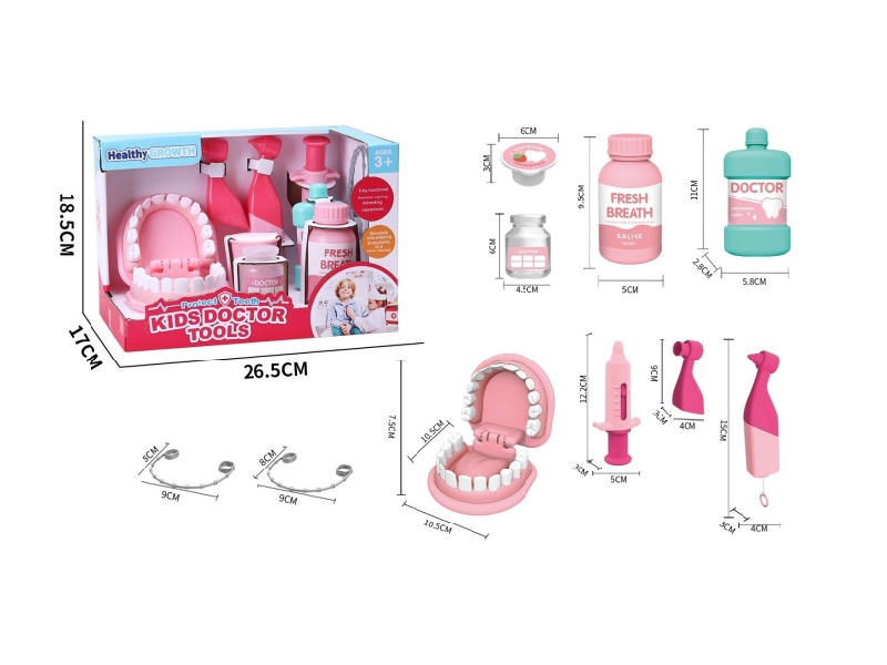 "Play House Girl Doctor Medical Equipment Set.