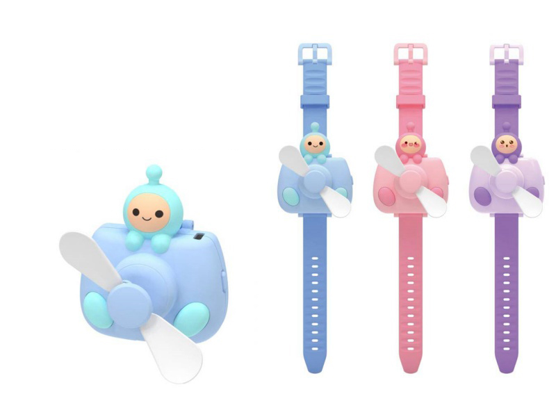 Usb Charging Cartoon Watch Fan (Danzi)