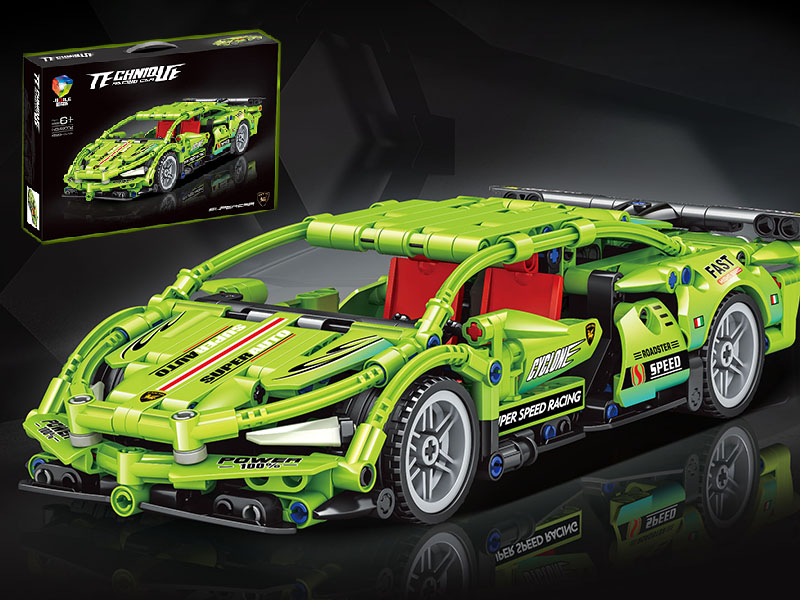 Pull Back Car Building Blocks - Lamborghini(499PCS)