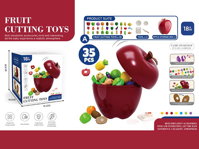 Fruit Cutting Toys 35pcs
