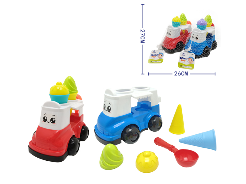 Ice Cream Truck Beach Set 6Pcs