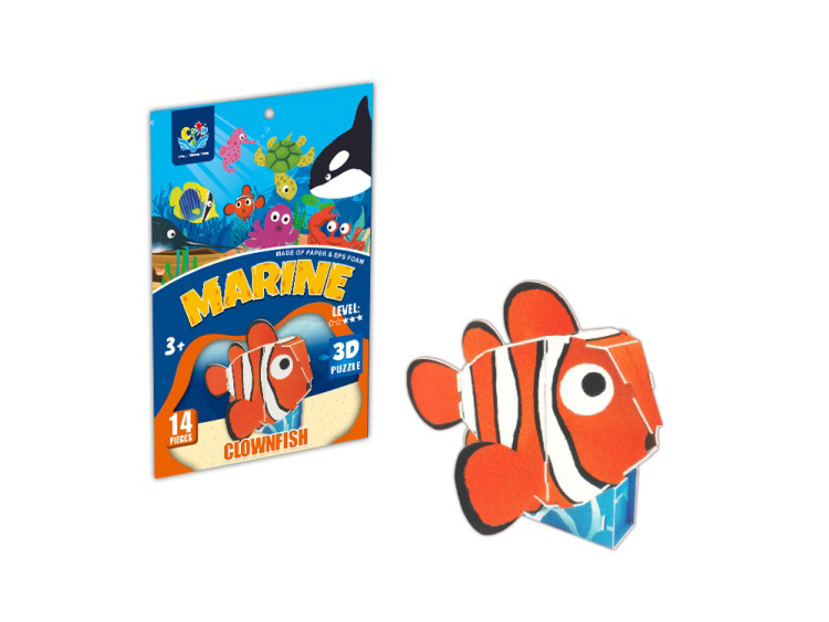 Dimensional Puzzle Clownfish