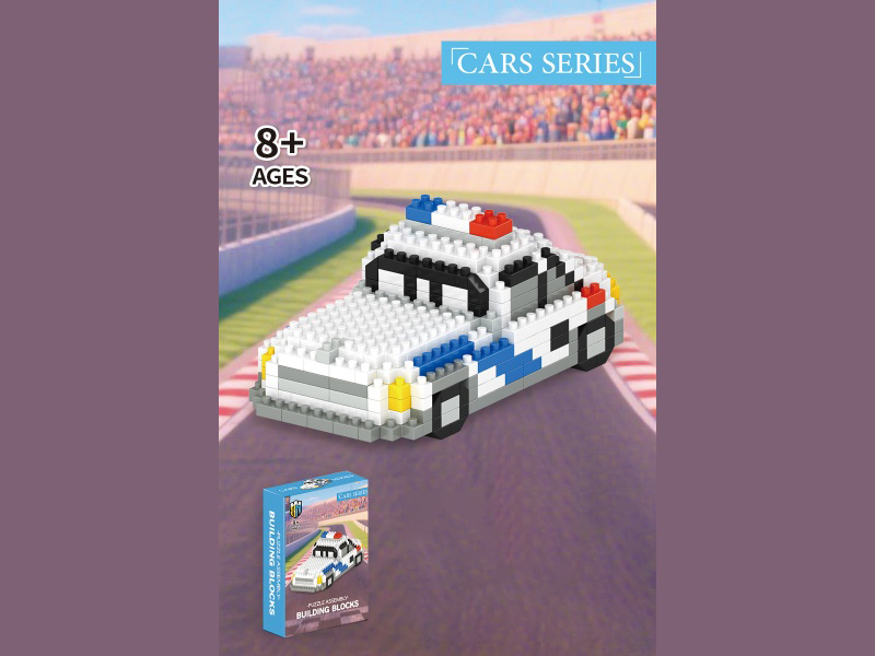 Police Car Building Block Car Series 303 PCS