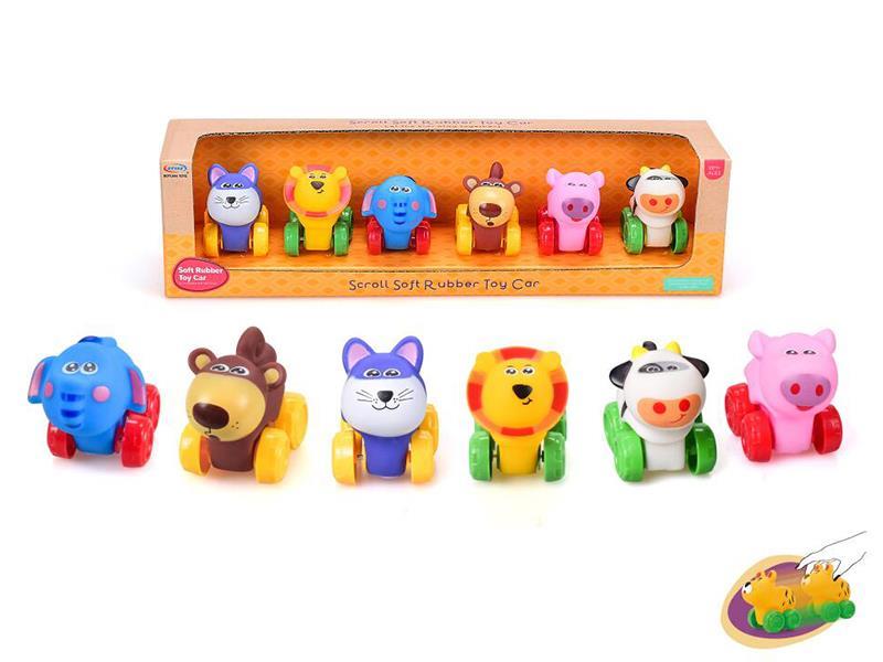 Vinyl Animal Car(Soft Plastic,Slide)