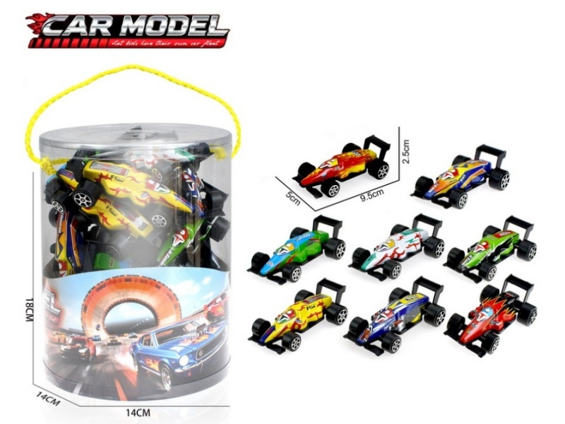 Pull Back Iron F1 Racing Cars Set
