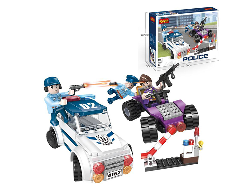 Small Particle Building Block Police Series - Arrest Operation 166PCS