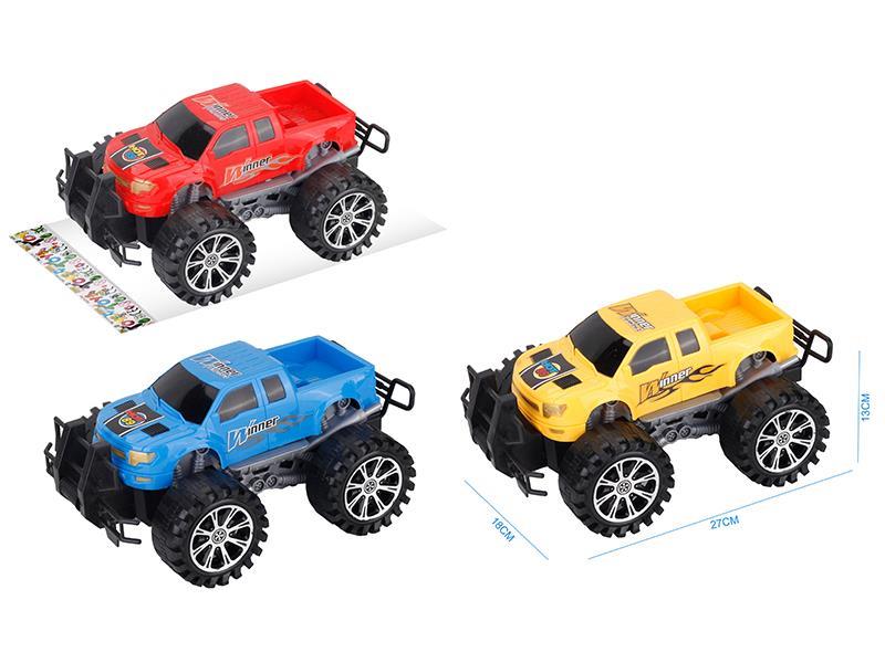 Friction Off-Road Pickup Race Car