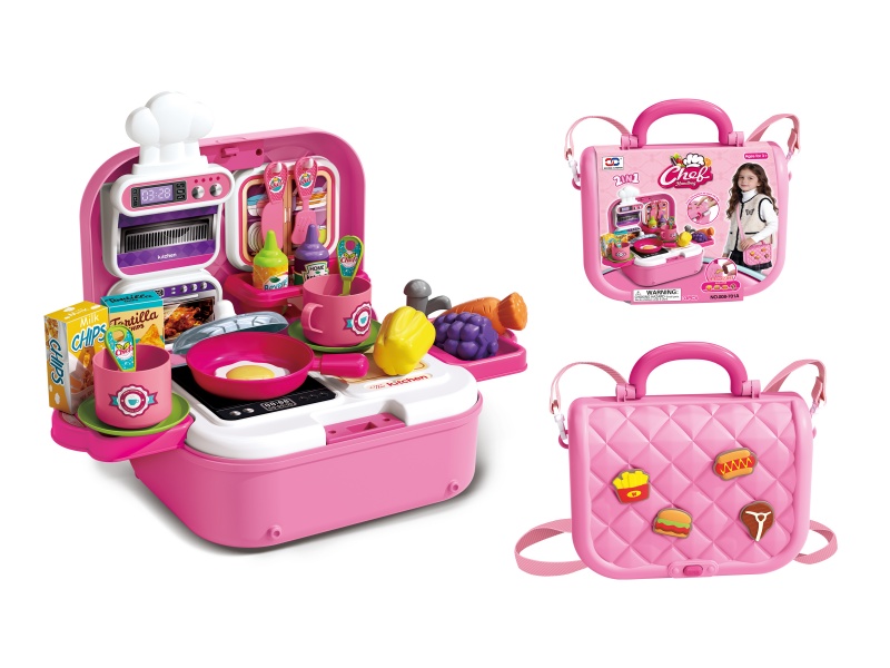 Chef Shoulder Bag Cooking Play Set