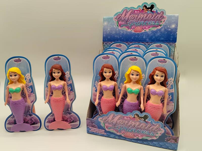Diving Mermaid Princess Toy With Lights(7", Pearly Lustre)12pcs