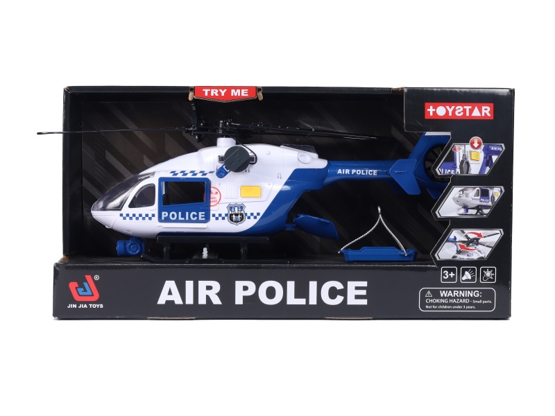 1:12 Police Aircraft (Sound, Light, Door Opening, Multi-Functional)