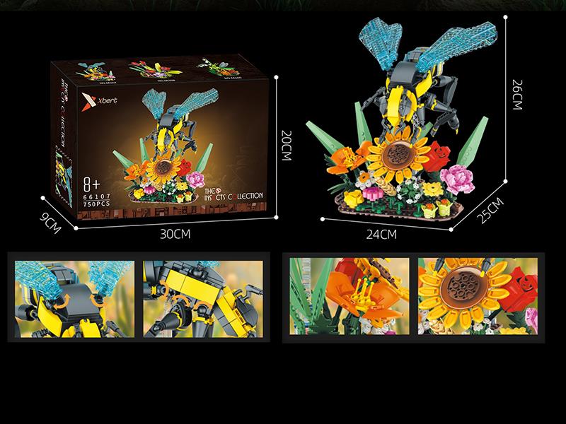 Insect Series Building Blocks - Bee 750PCS