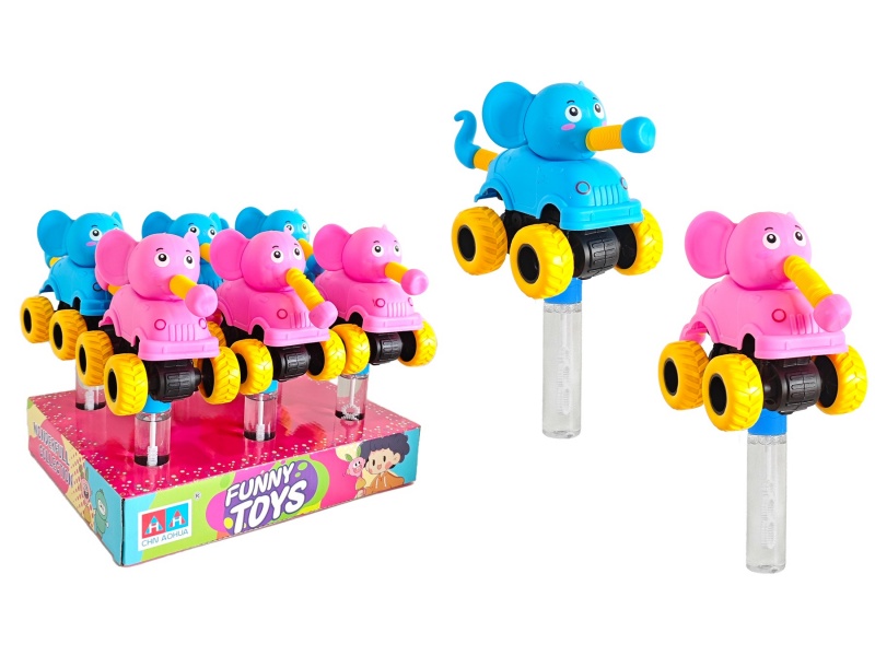 Stretch The Elephant Car (Bubble Stick)