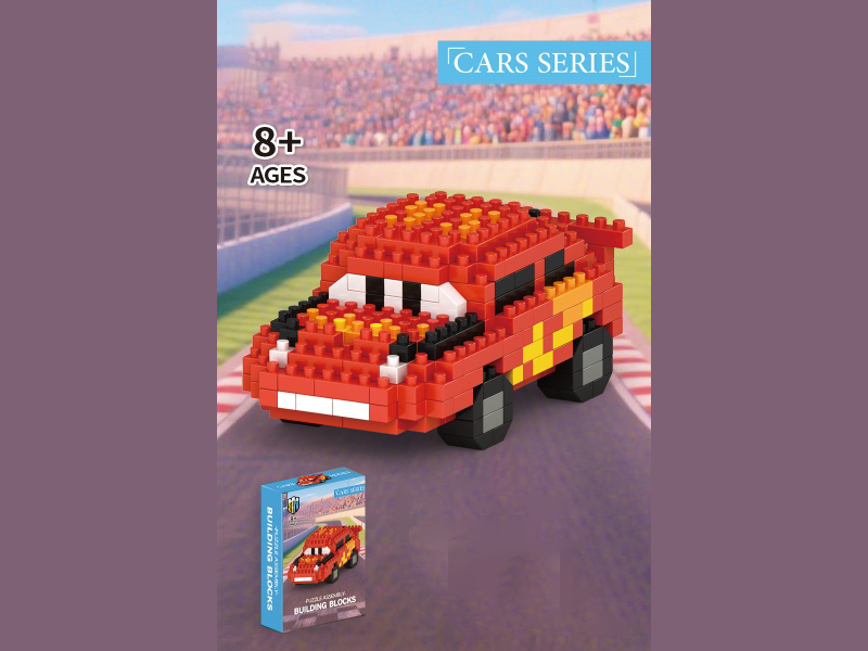 Lightning Mcqueen Block Car Series 275PCS