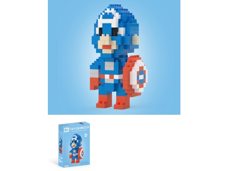 Cartoon Series - Captain America Building Blocks 208 PCS