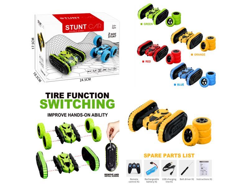 2-In-11:20 R/C Double-Sided Stunt Car