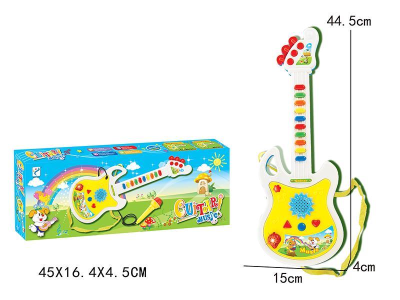 Guitar With Light And Music