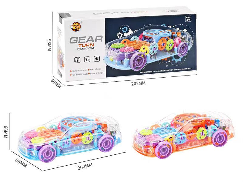 B/O Gear Race Car With Lights And Music
