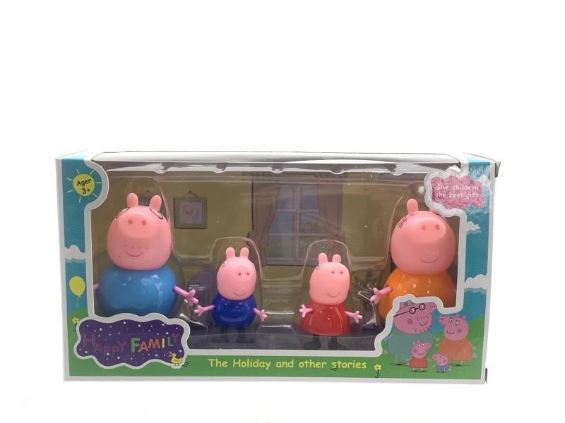 Peppa Pig Happy Family (Rubber Head)