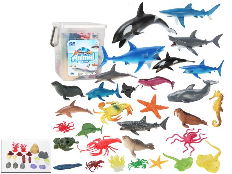 50PCS Marine Animal Set