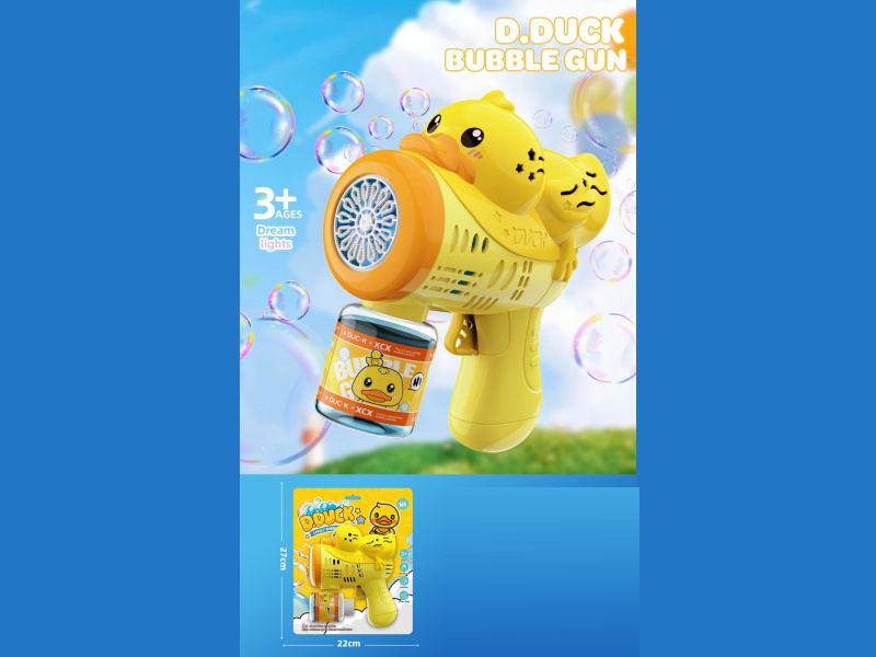 Fully Automatic Little Yellow Duck Light Bubble Machine