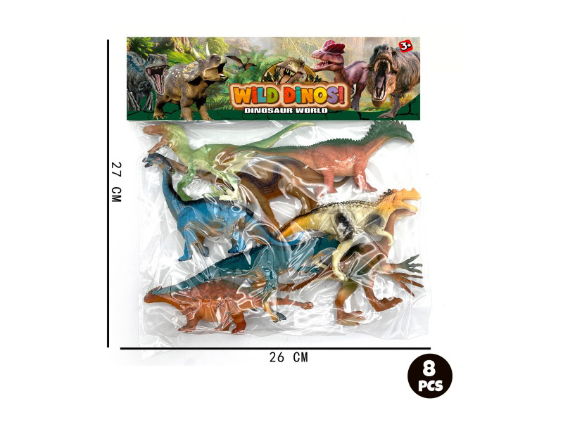 Dinosaur Combination: 8 Pcs