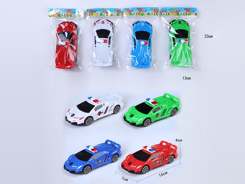 Friction Police Car1pcs
