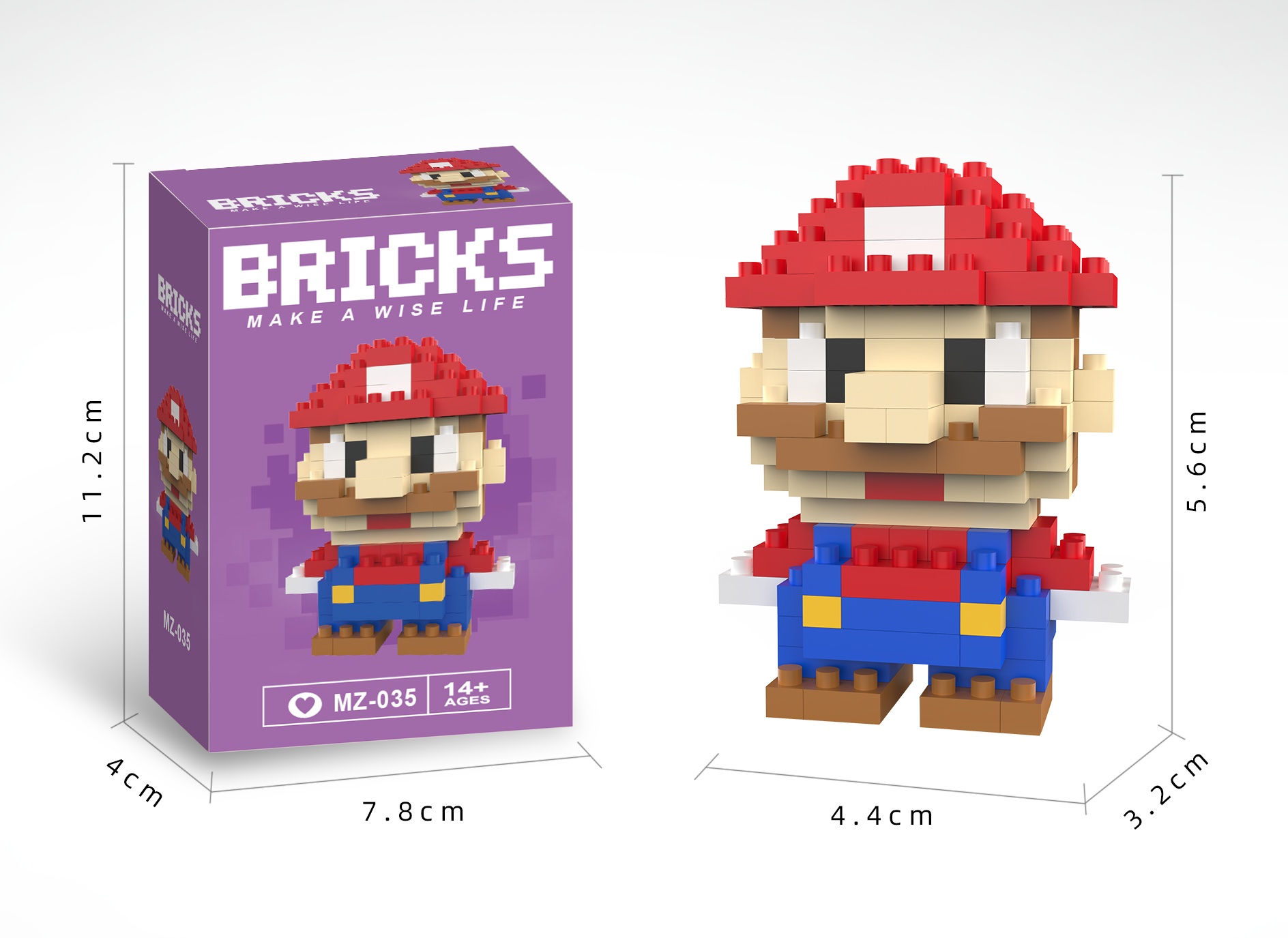 Building Blocks: 136 PCS Of Small Figurines