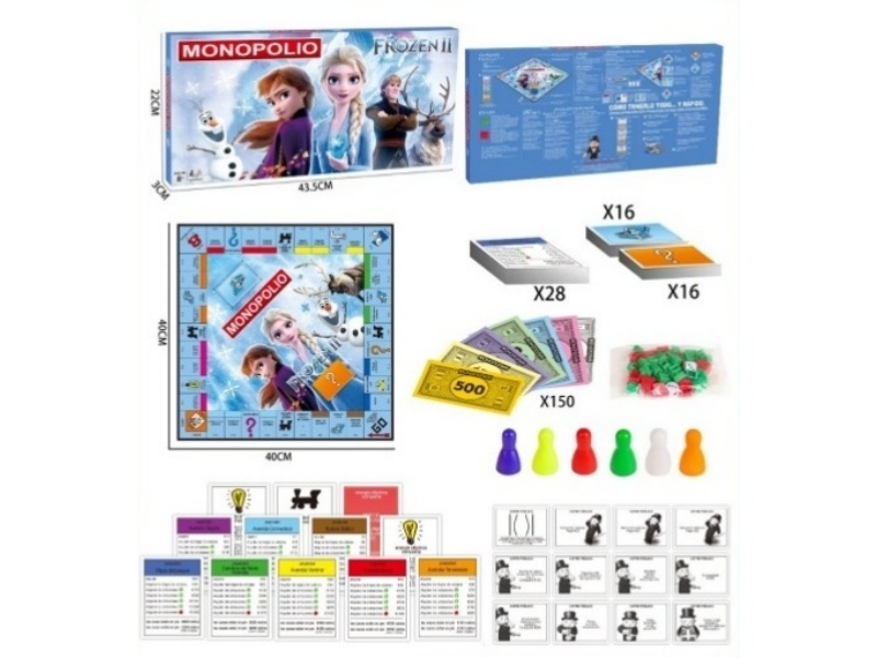 "Frozen Monopoly" In Spanish