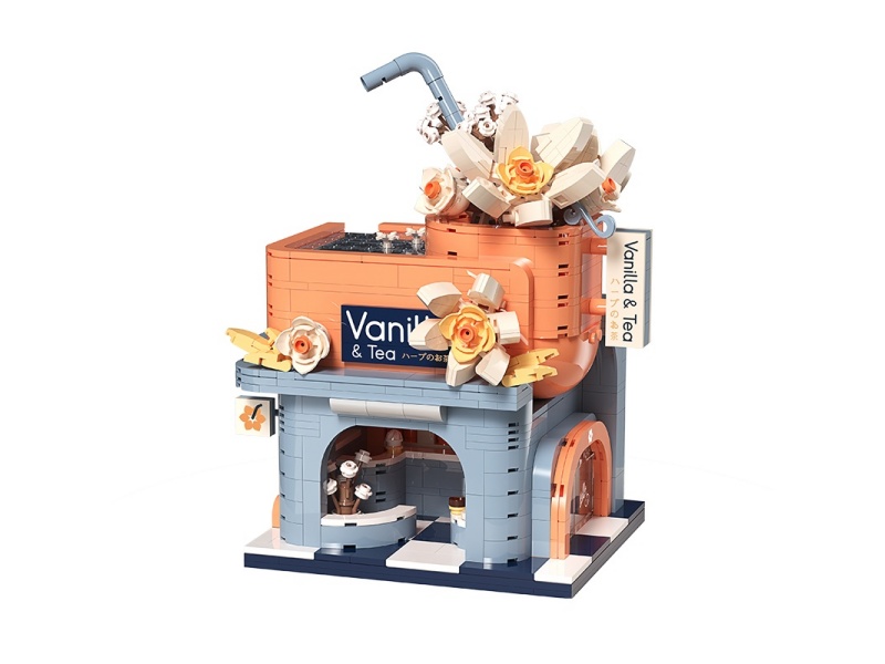 Vanilla & Tea Shop Building Blocks 1084pcs