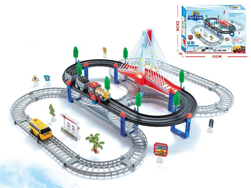 Electric Train Track Set