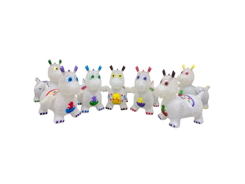 Aerated Transparent Gold Powder Flying Dragon With Flash Music