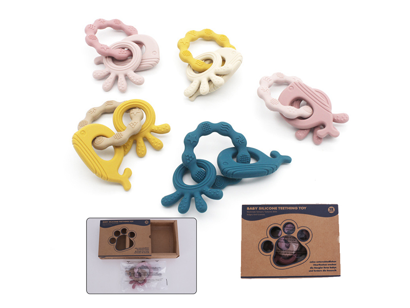 Silicone Baby Teether Set