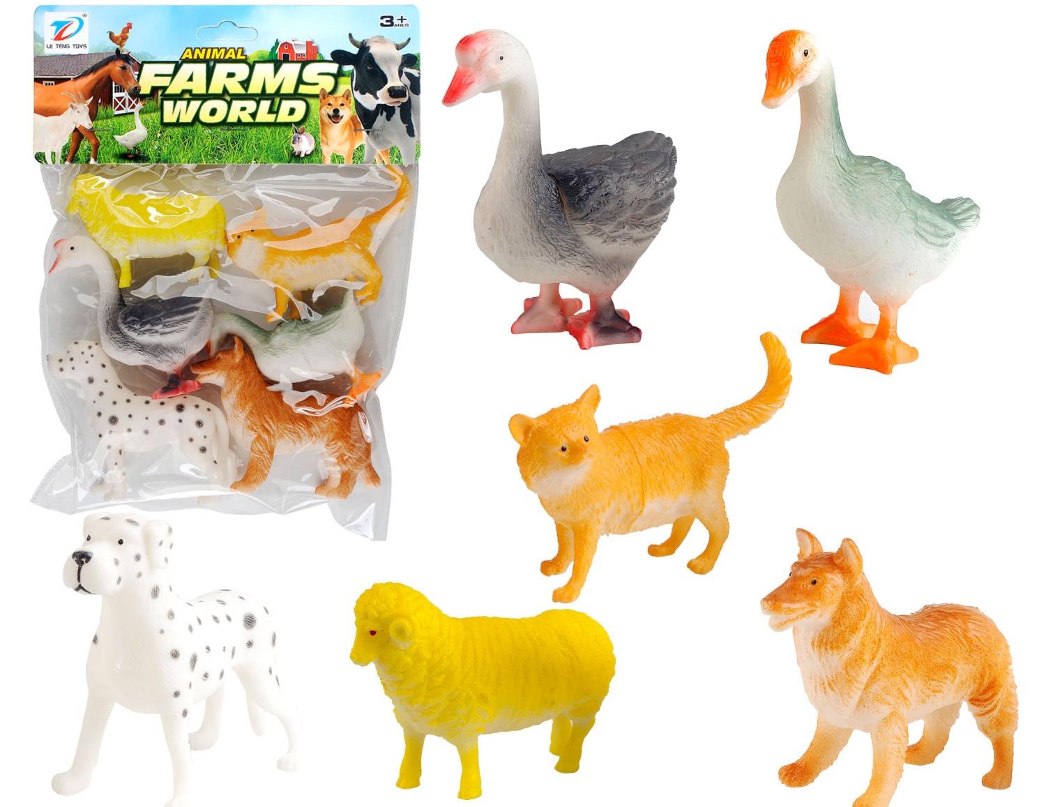 Pvc Simulation Farm Animal 6Pcs