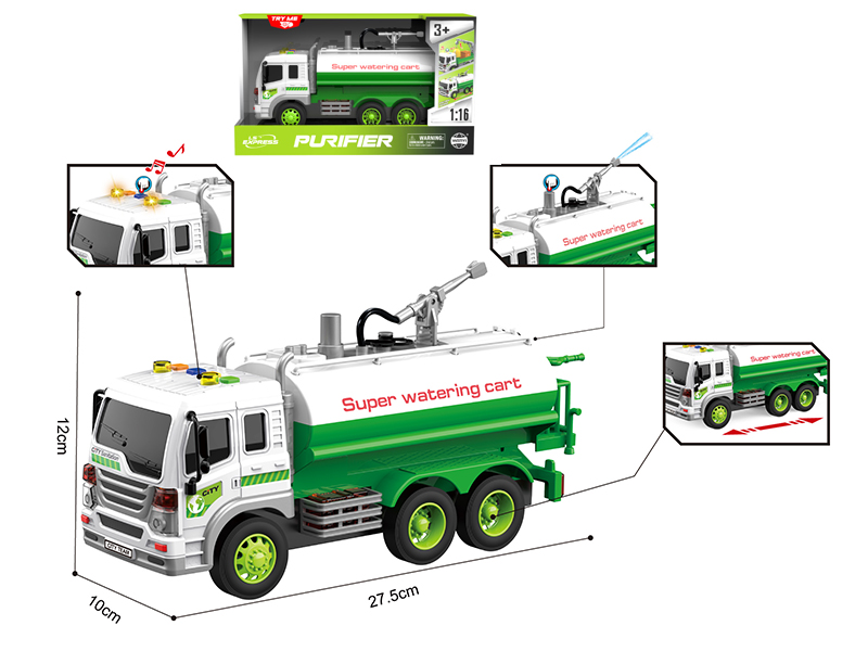1:16 Friction Wrecker (Four Keys,Sound And Light,Spray Water)