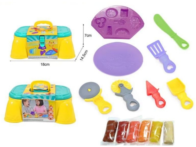 Hand-Held Storage Chair Clay Set