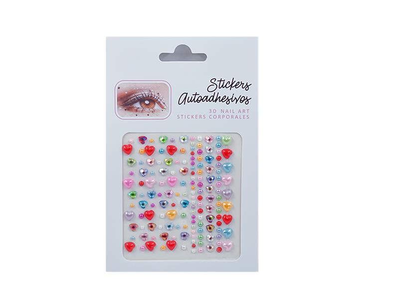 Eyes Face Gems Crystal Stickers