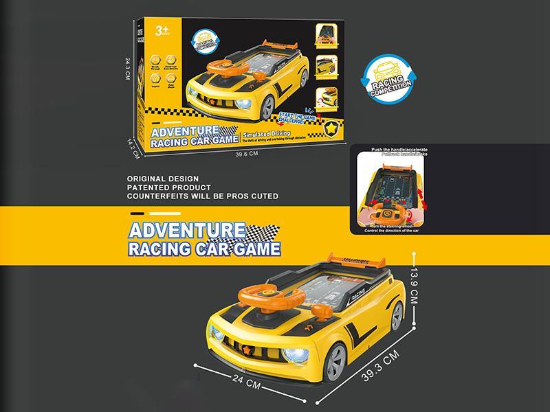 A Racing Game Console Adventure To Clear Levels