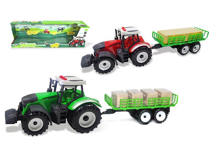 Friction Farmer's Cart With Light And Sound
