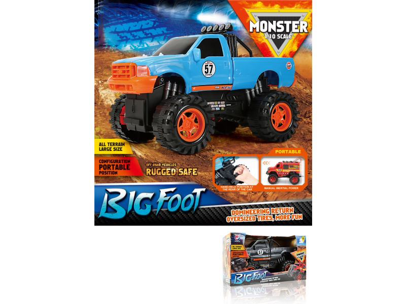 1:10 Fire Wheel Pickup Truck Inertia Vehicle