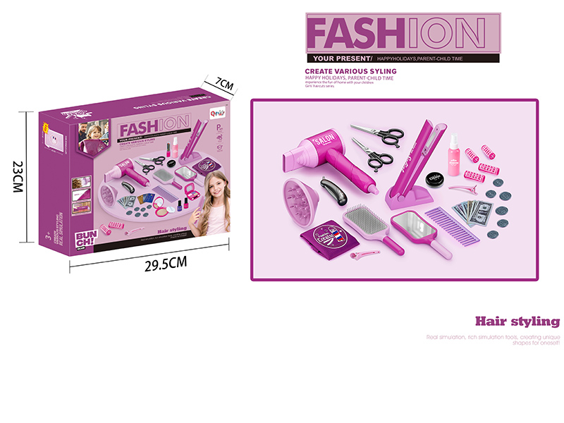 Simulation Beauty Salon Hair Dryer Hair Clipper Tool Set 12pcs